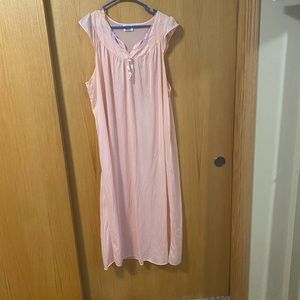 Pink long vintage nightgown